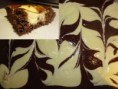 Čokoládové brownies z červené řepy s tvarohem